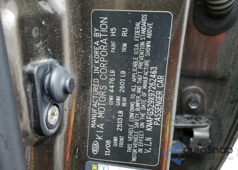 2009 Kia Rondo Lx z USA, uszkodzony, nr VIN KNAFG529X97262463